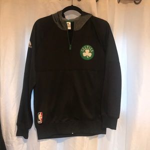 Addidad zip up hoodie official Celtics stadium